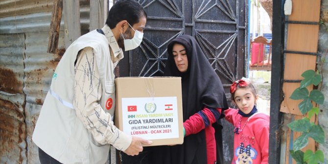 İHH'dan Lübnan'daki 150'den fazla Filistinli mülteci aileye insani yardım