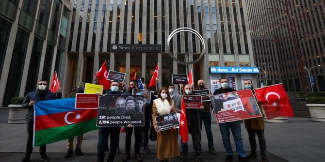 ABD'li Türklerden FETÖ'cü Enes Kanter için Wall Street Journal'a protesto