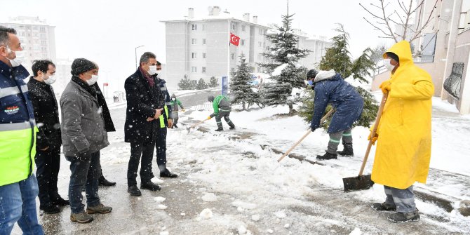 Mamak Belediye Başkanı Murat Köse, çalışmaları denetledi 