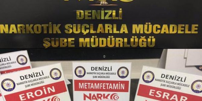 Denizli'deki uyuşturucu operasyonunda 15 tutuklama