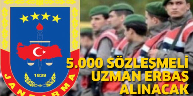 5.000 Sözleşmeli Uzman Erbaş alınacak