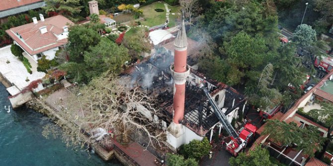 Vaniköy Camii'ndeki yangınla ilgili soruşturma tamamlandı