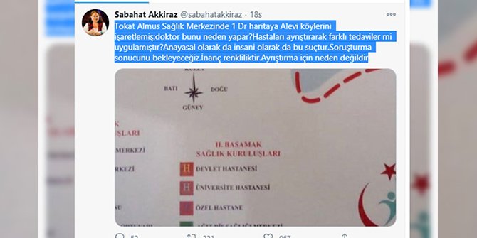 Tokat'ta, 'haritalı fişleme' iddiasıyla ilgili doktora soruşturma