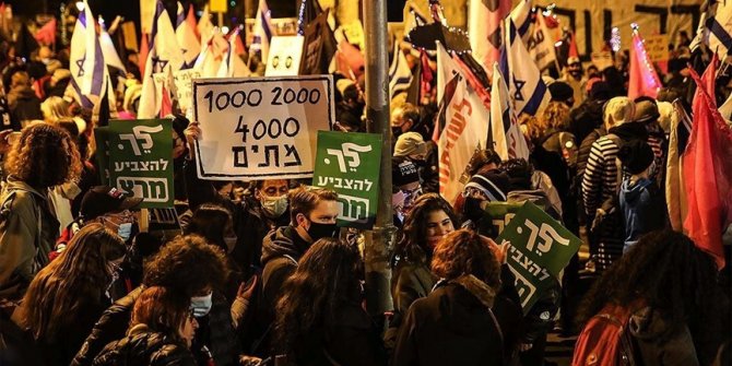 İsrail'de Netanyahu karşıtı protestolar 7 aydır devam ediyor