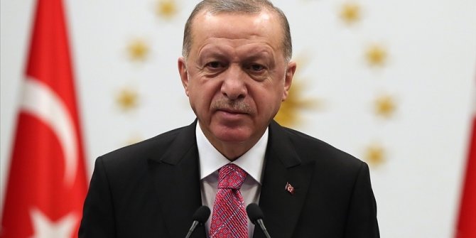 Cumhurbaşkanı Erdoğan şehit ailesine başsağlığı diledi