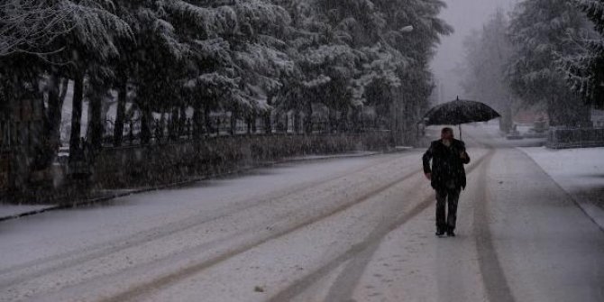 Konya, beyaza büründü