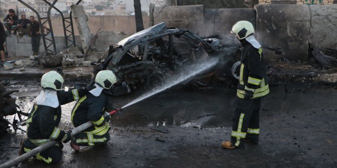 Afrin'de bombalı terör saldırısı