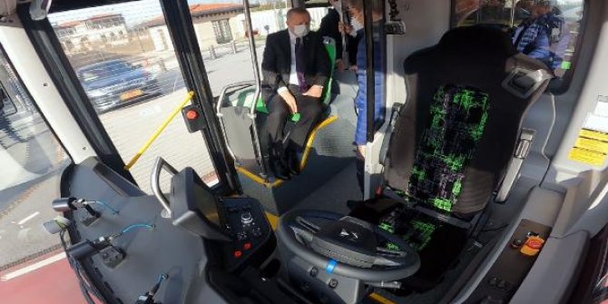 Elektrikli ve sürücüsüz otobüs 'Atak Electric' tanıtıldı