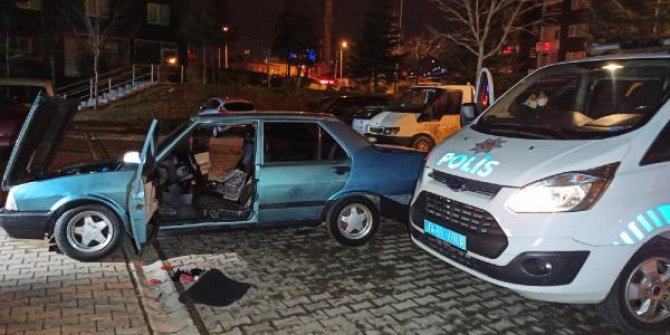 Polisin 'dur' ihtarına uymayan sürücü kovalamaca sonucu yakalandı