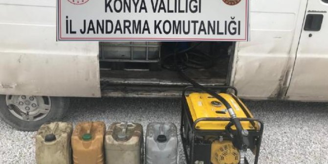 Jandarma düzenlediği operasyonda 800 litre kaçak akaryakıt ele geçirdi