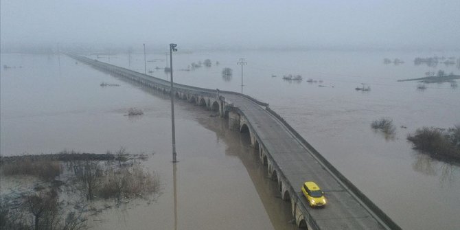 Ergene Nehri'ndeki alarm seviyesi 'turuncu'ya yükseltildi