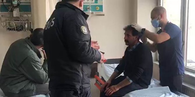 Hastaneye yolcu taşıyan minibüs sürücülerinin sopalı kavgası: 9 yaralı