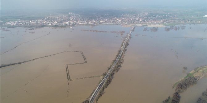 Ergene Nehri'ndeki taşkın riski 'kırmızı alarm' seviyesine yükseldi