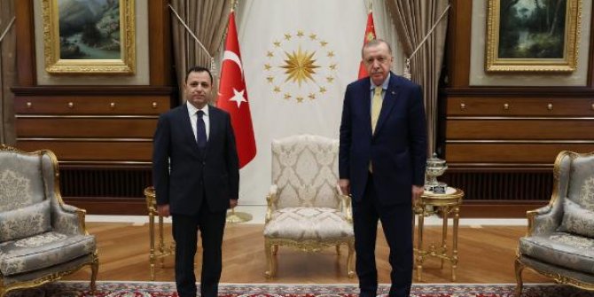 Cumhurbaşkanı Erdoğan, AYM Başkanı Arslan'ı kabul etti