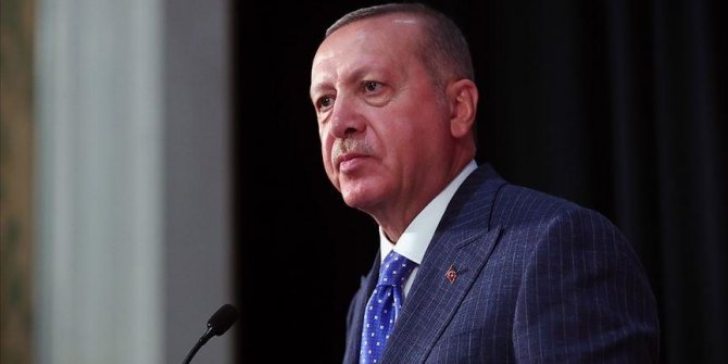 Cumhurbaşkanı Erdoğan şehit ailesine başsağlığı diledi