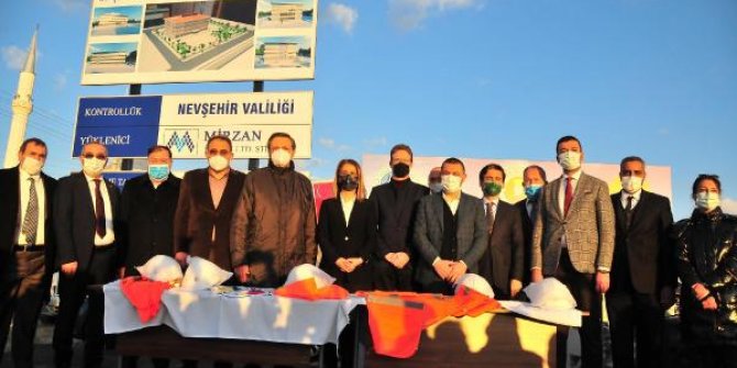 Nevşehir’de TOBB tarafından yaptırılacak lise binasının temeli atıldı