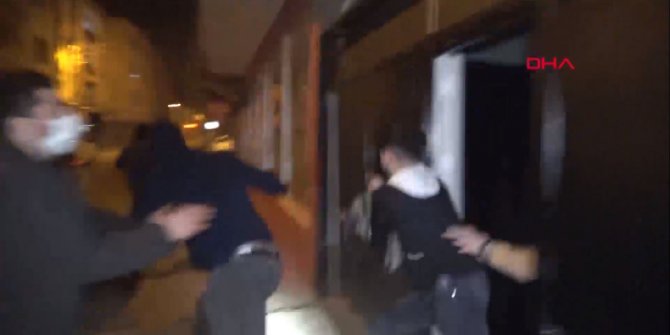 21 kişinin oyun oynadığı internet kafeye polis baskını: Kaçan kişiler kovalamaca sonucu yakalandı
