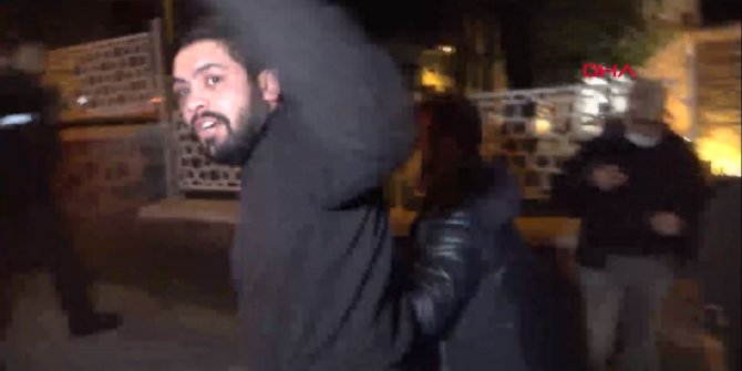 10 kilometrelik kovalamaca sonucu yakalandı, gazetecileri tehdit etti