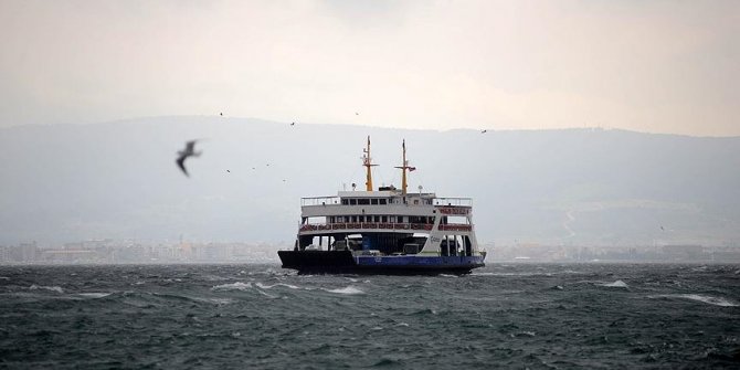 Gökçeada ve Bozcaada feribot hatlarında yarınki seferler iptal edildi