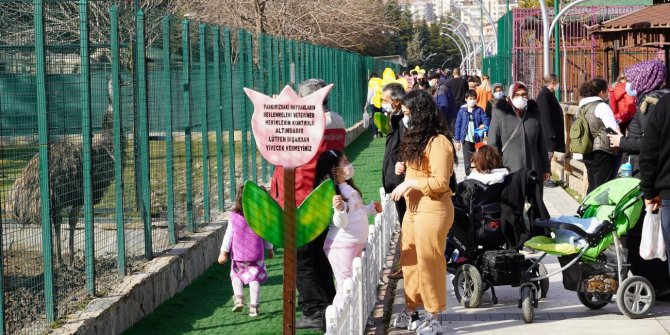 Çocuklar, Doğal Yaşam Parkı’na akın etti