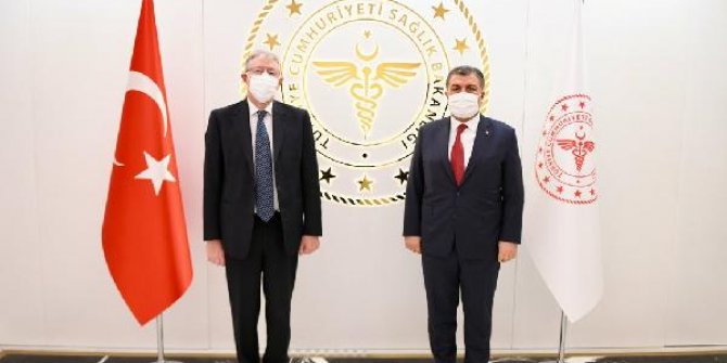 Bakan Koca, Macaristan Dışişleri Bakanı Szijjarto ve Büyükelçi Gaiani ile görüştü
