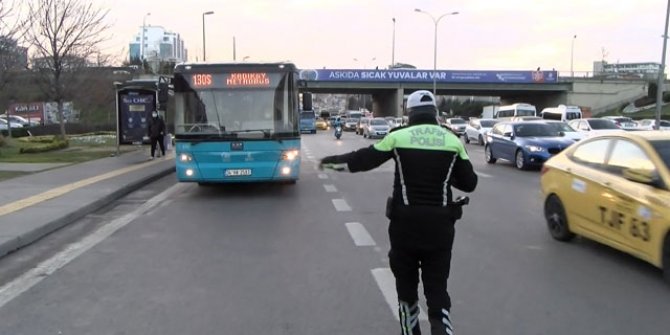 İstanbul'da toplu ulaşım araçlarına denetim