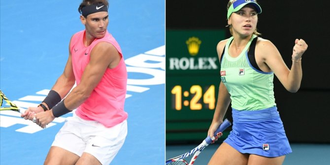 Nadal ve Kenin, Avustralya Açık'ta ikinci turda