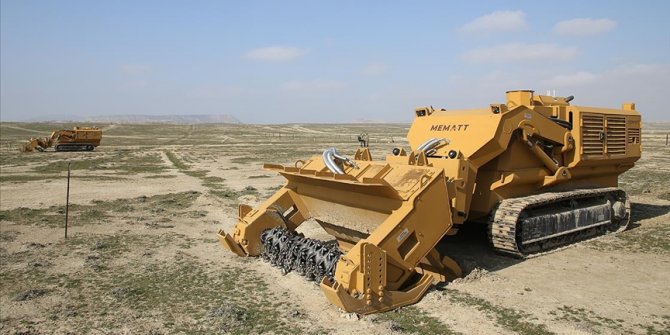 Türk üretimi mayın temizleme aracı MEMATT Azerbaycan'da tüm testleri geçti
