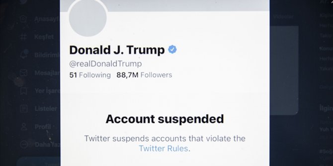 Twitter, tekrar başkan seçilse bile Trump'ın hesabının açılmayacağını bildirdi