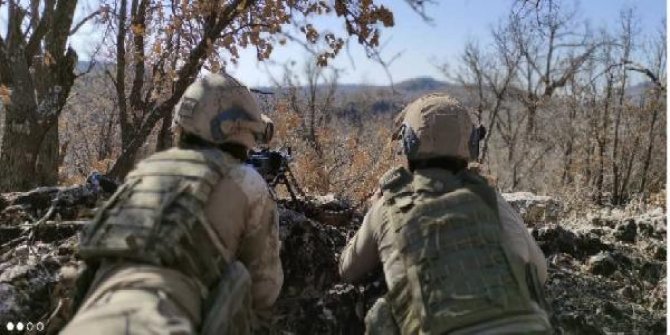 'Eren 10 Gabar' operasyonunda teröristlerin 18 barınma alanı kullanılamaz hale getirildi