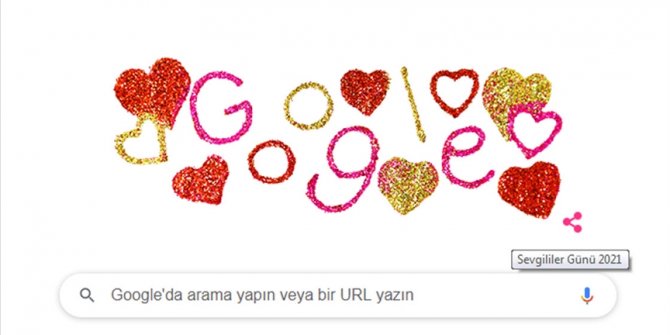 Google'dan Sevgililer Günü'ne özel doodle