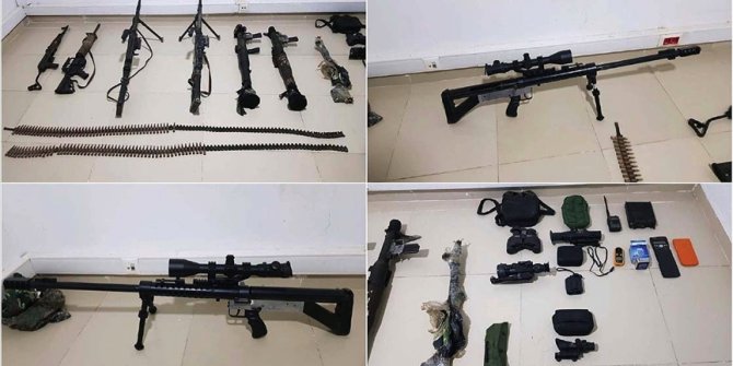 MSB: PKK'nın sivil vatandaşları canice şehit ettiği Gara'daki mağarada çok sayıda silah ve mühimmat bulundu