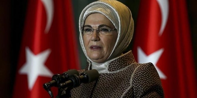 Emine Erdoğan, Pençe Kartal-2 Harekat bölgesindeki şehit Türk vatandaşları için başsağlığı diledi
