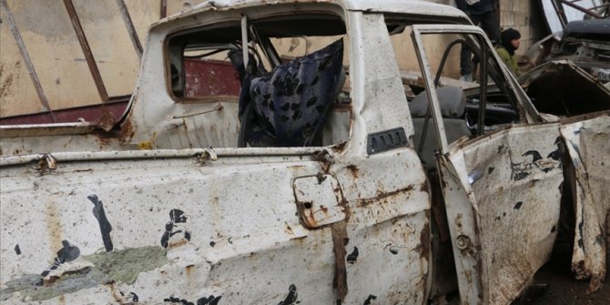 Afrin'de bombalı terör saldırısı: 1 ölü, 4 yaralı