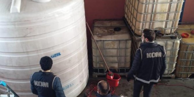 Kocaeli’de 14 bir 500 litre kaçak akaryakıt ele geçirildi