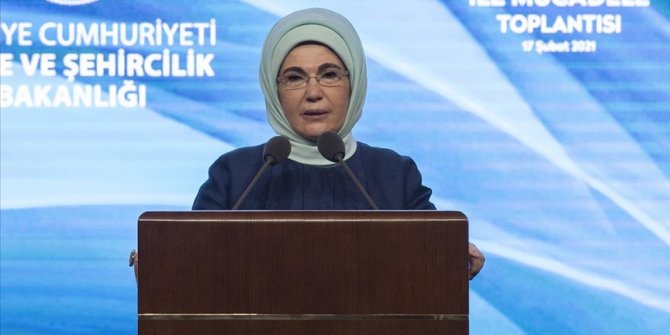 Emine Erdoğan: İklim değişikliğiyle mücadele edilecekse zafer yeni yaşam kültürleri inşa etmeden kazanılamaz