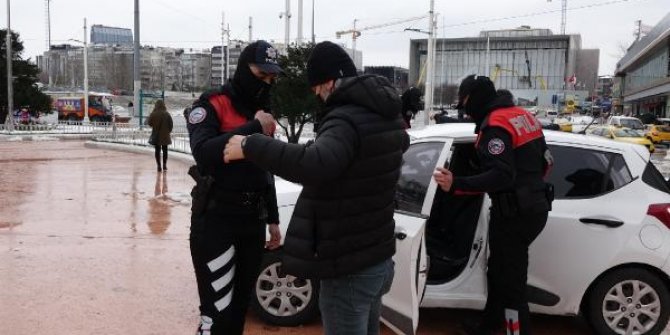 Taksim Meydanı'nda hareketli anlar