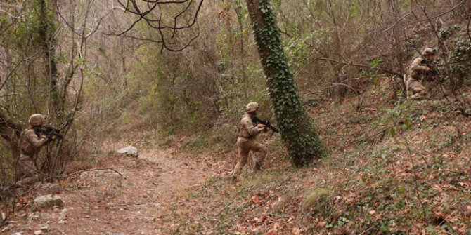'Eren-8 Amanoslar' operasyonunda 7 depo, 2 sığınak imha edildi