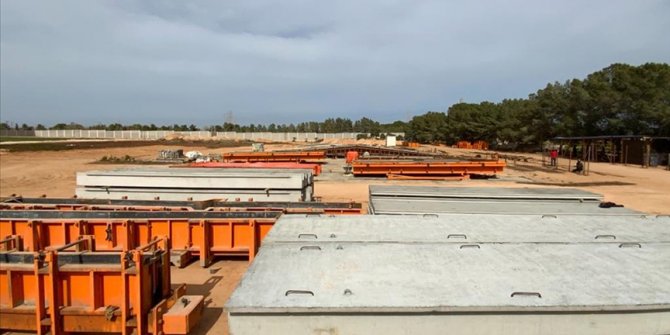 Türk şirketin Libya'da kurduğu, ülkenin en büyük beton üretim tesisi açıldı