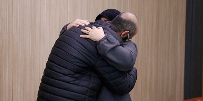 İkna edilerek teslim olan PKK'lı, ailesiyle buluştu