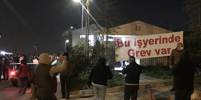 Maltepe Belediyesinde işçiler greve başladı