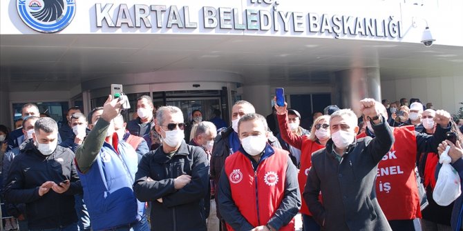 Kartal Belediyesine grev kararı asıldı