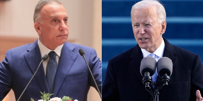 Biden ile Kazımi Irak'taki son roket saldırılarını görüştü