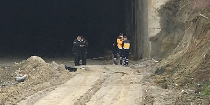 Tünel inşaatında erkek cesedi bulundu
