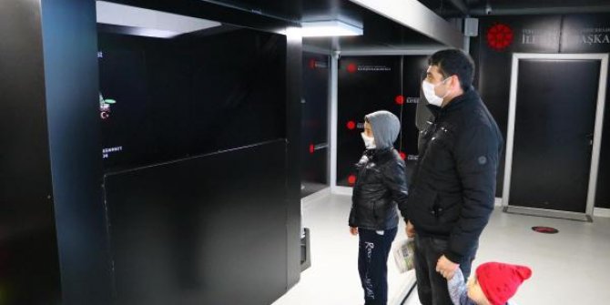 Cumhurbaşkanlığı İletişim Başkanlığı'nın 'Dijital TIR'ı Tekirdağ'da