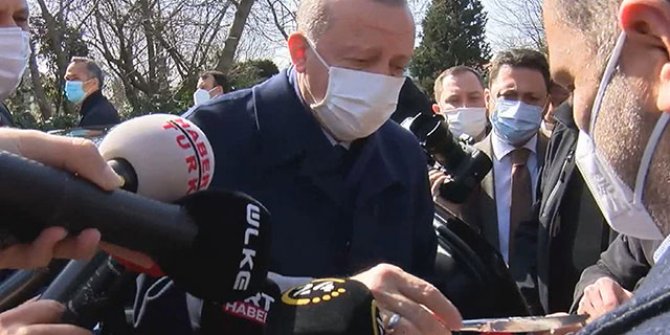 Cumhurbaşkanı Erdoğan'a evinin önünde doğum günü sürprizi