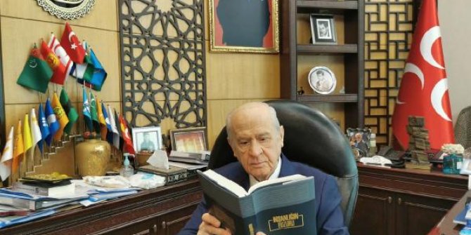 Bahçeli: 'İnsanlığın Huzuru' isimli eserimizin yepyeni bir ufuk açacağına inanıyorum