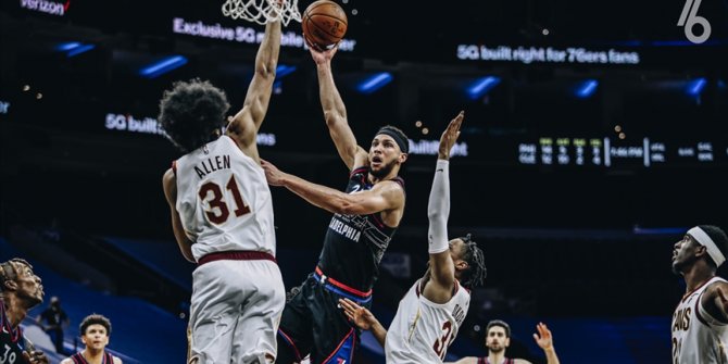 NBA'de Cleveland Cavaliers, lider Philadelphia 76ers'ı uzatmada yendi