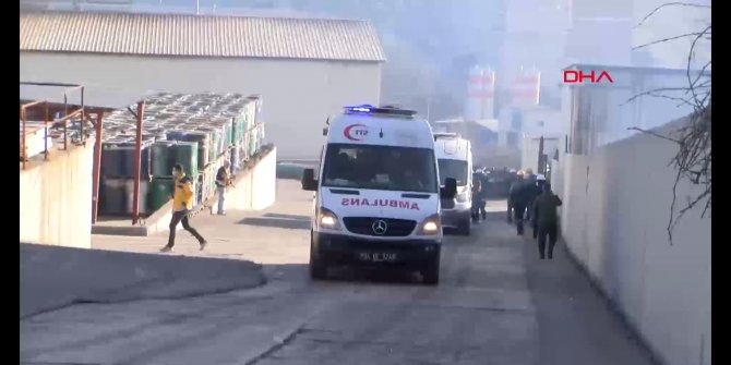 Arnavutköy'de fabrikada patlama
