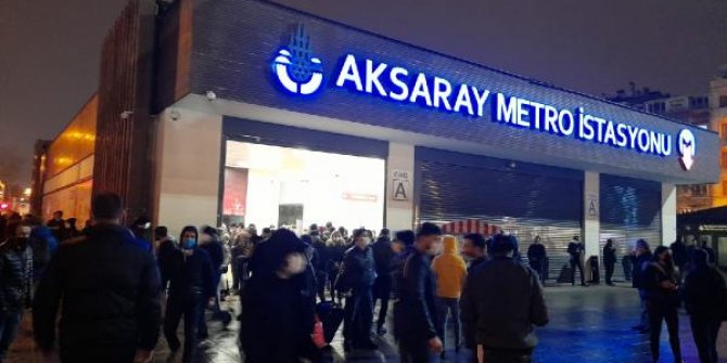 Yenikapı-Bayrampaşa arasında metro seferleri normale döndü